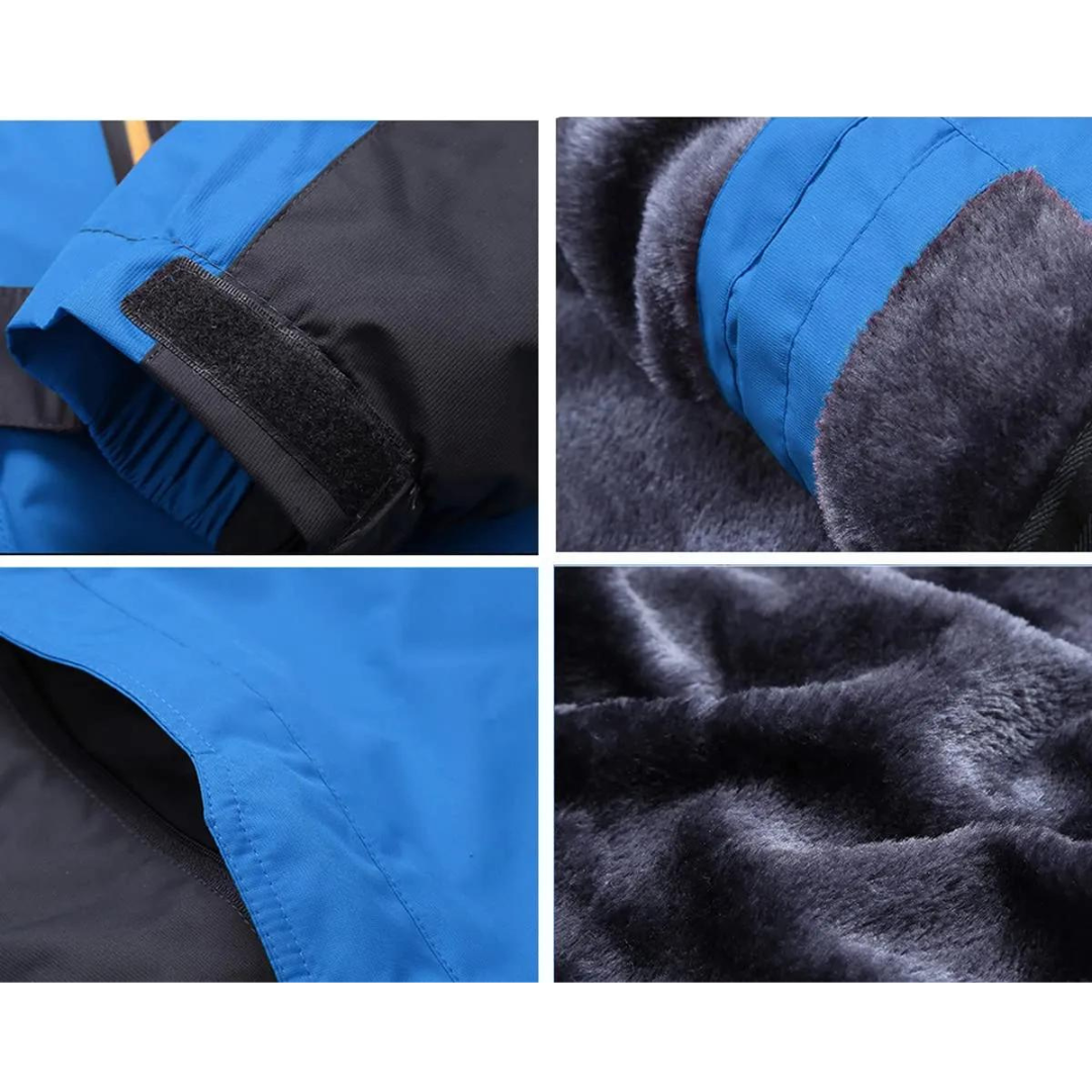 Herren Winterjacke Kapuze Wasserfest Wärmend