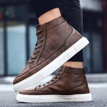 Herren Lederschuhe Kunstleder Elegante Schnürschuhe