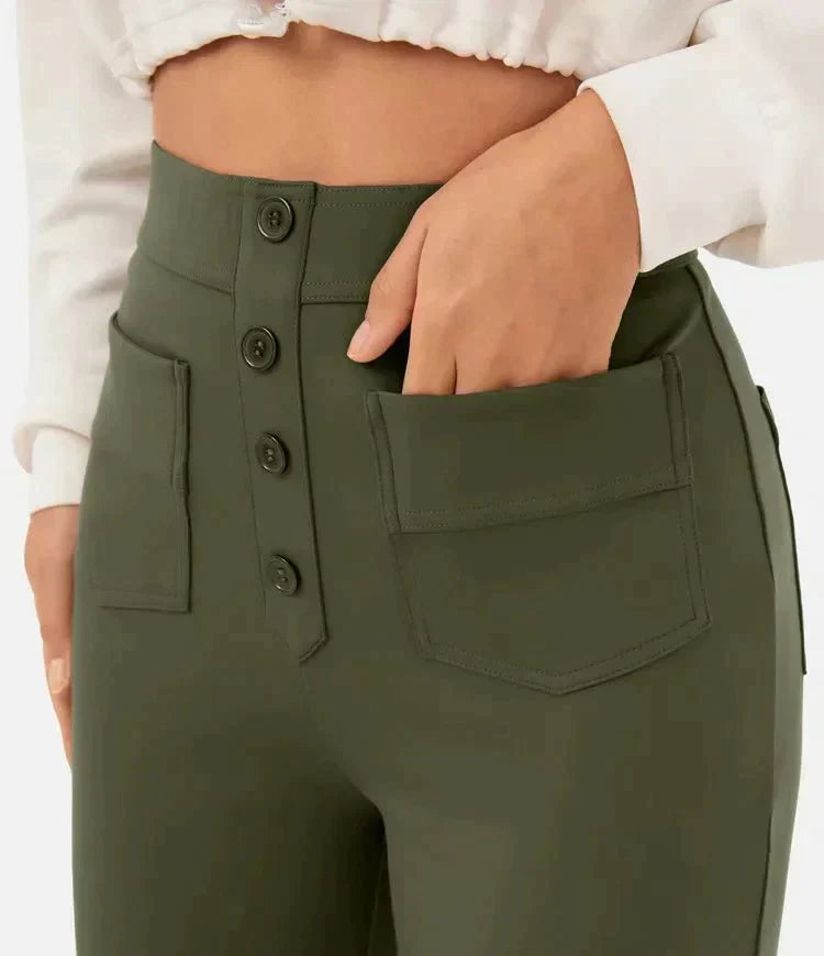 Elastische Damen Stretchhose