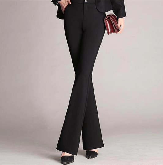 Eveloria Damen Slim-Fit Flare Jeans Hose - Eveloria