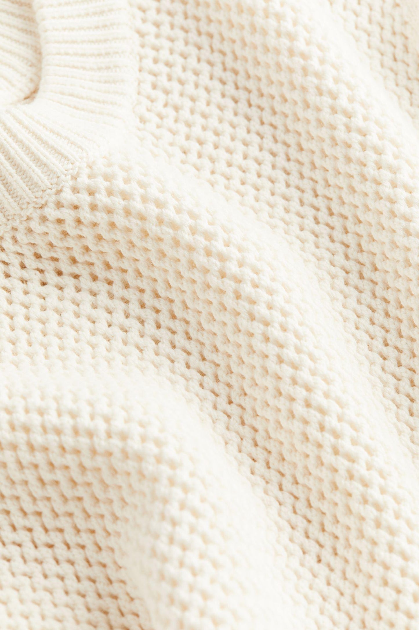 Herren Strickpullover Strukturierter Look Klassisch Beige
