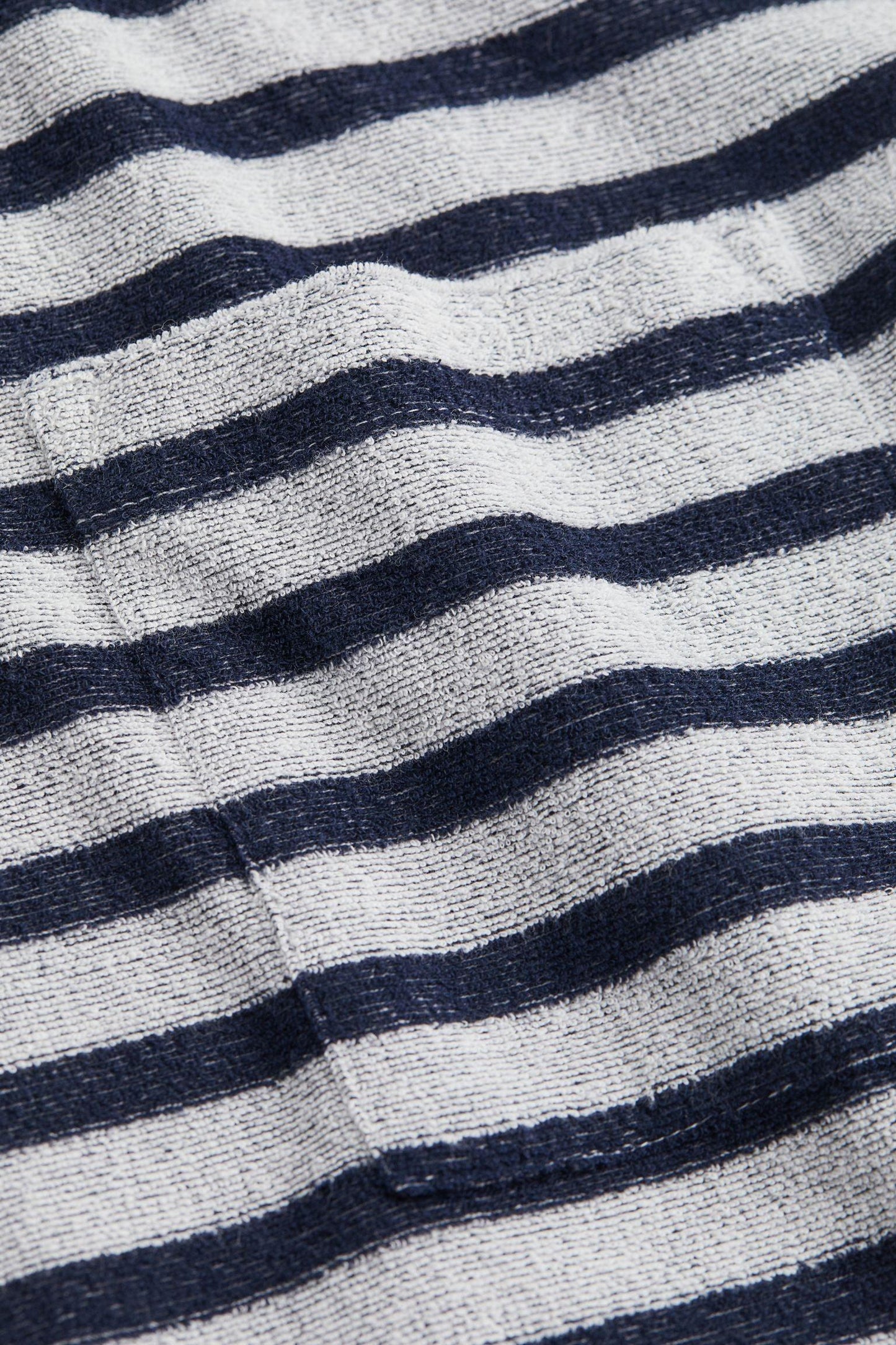 Gestreiftes Herren Poloshirt Marineblau Weiss