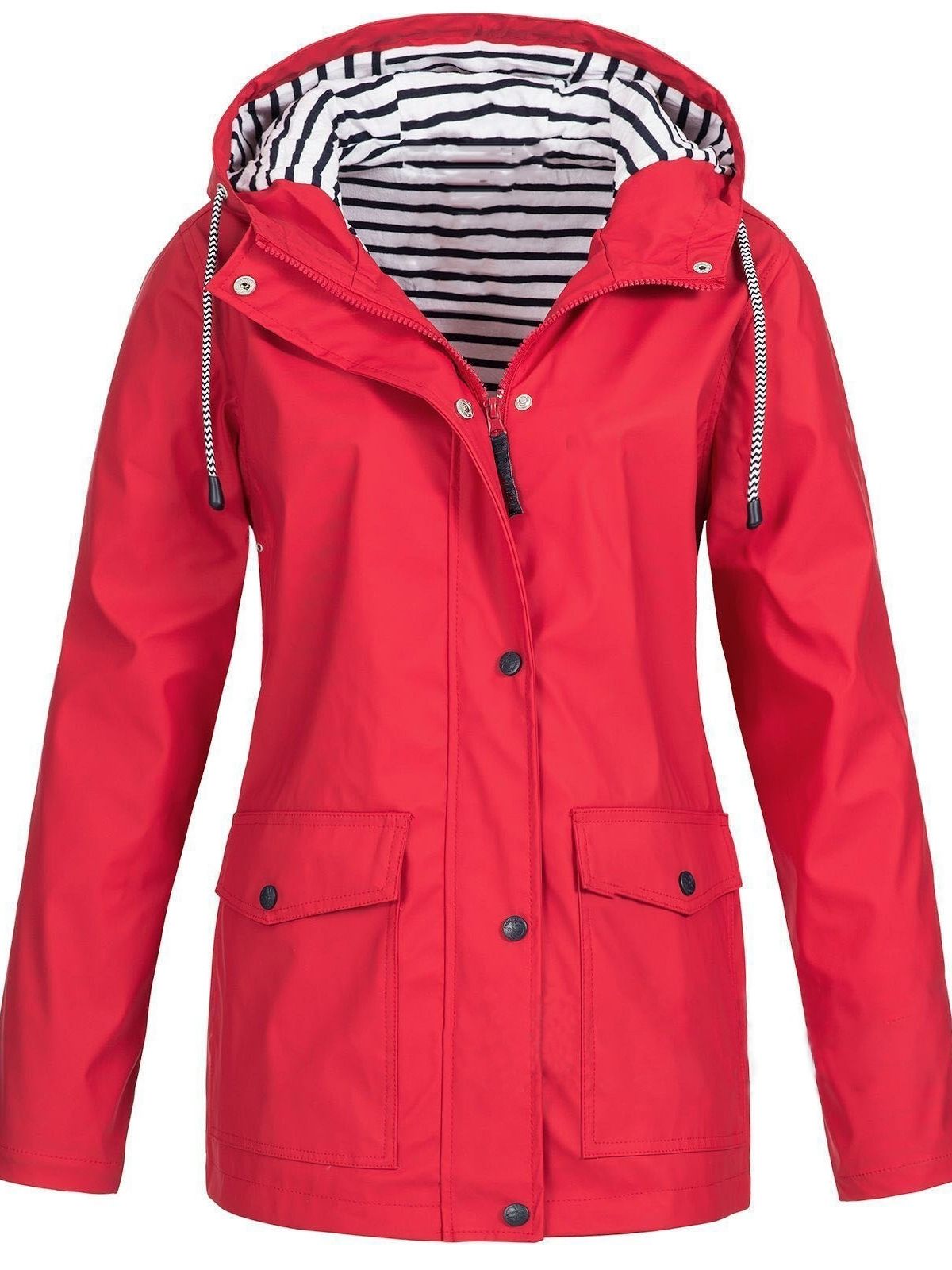 Eveloria Damen Regenjacke Wasser- und Winddicht