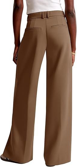 Damen Bundfaltenhose Weites Bein