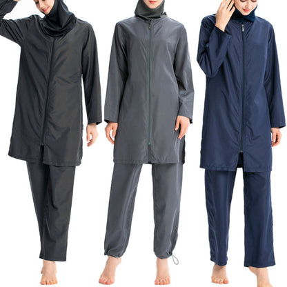 Eveloria Damen Burkini Badeanzug Islamic Swimwear