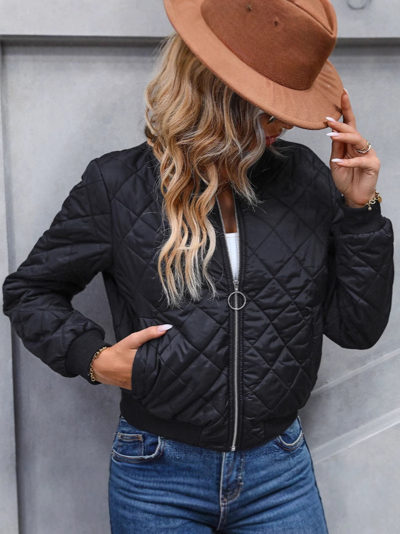 Damen Bomberjacke Gesteppt Bequem Eveloria