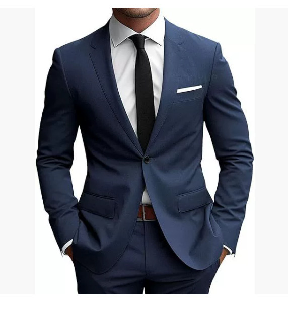 Elias Herren Slim Fit Anzug