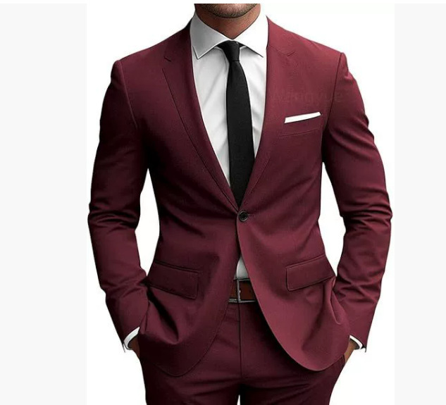 Elias Herren Slim Fit Anzug