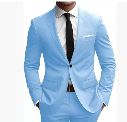 Elias Herren Slim Fit Anzug
