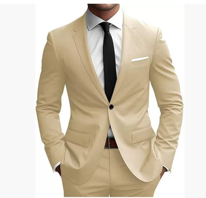 Elias Herren Slim Fit Anzug