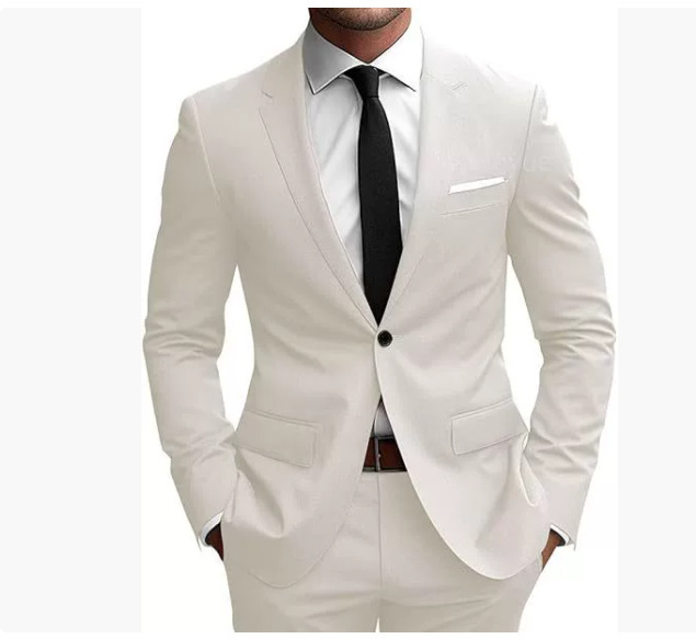 Elias Herren Slim Fit Anzug
