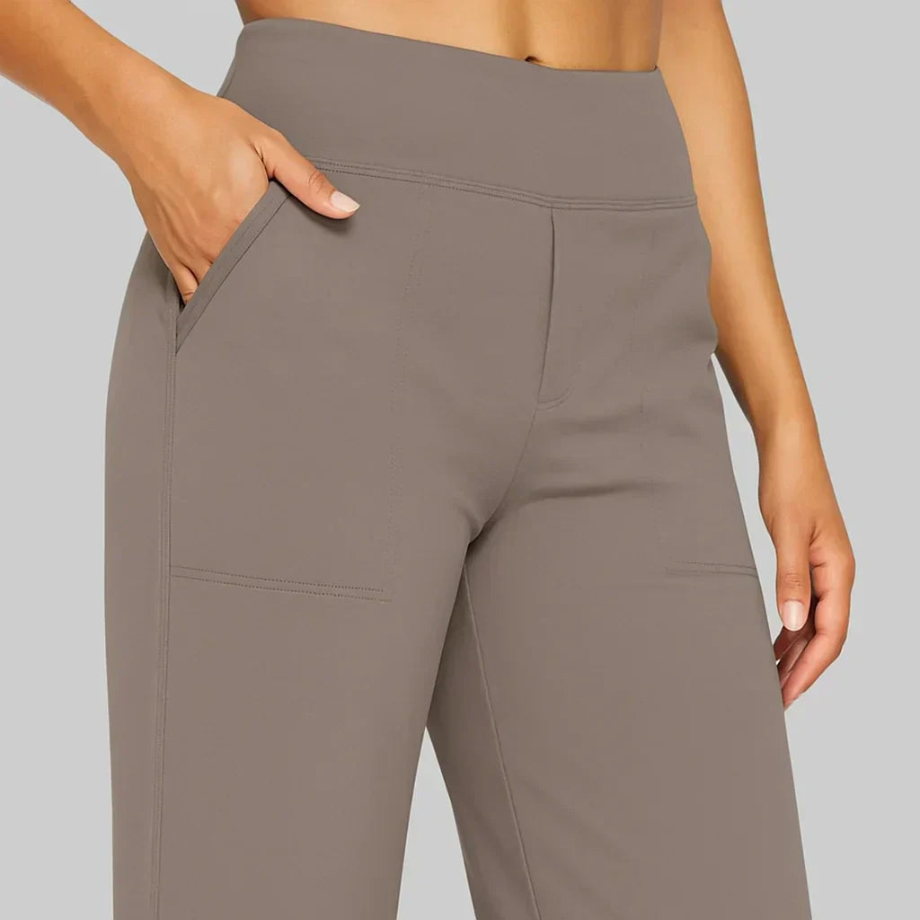 Damen Stretchhose Weit Bequem