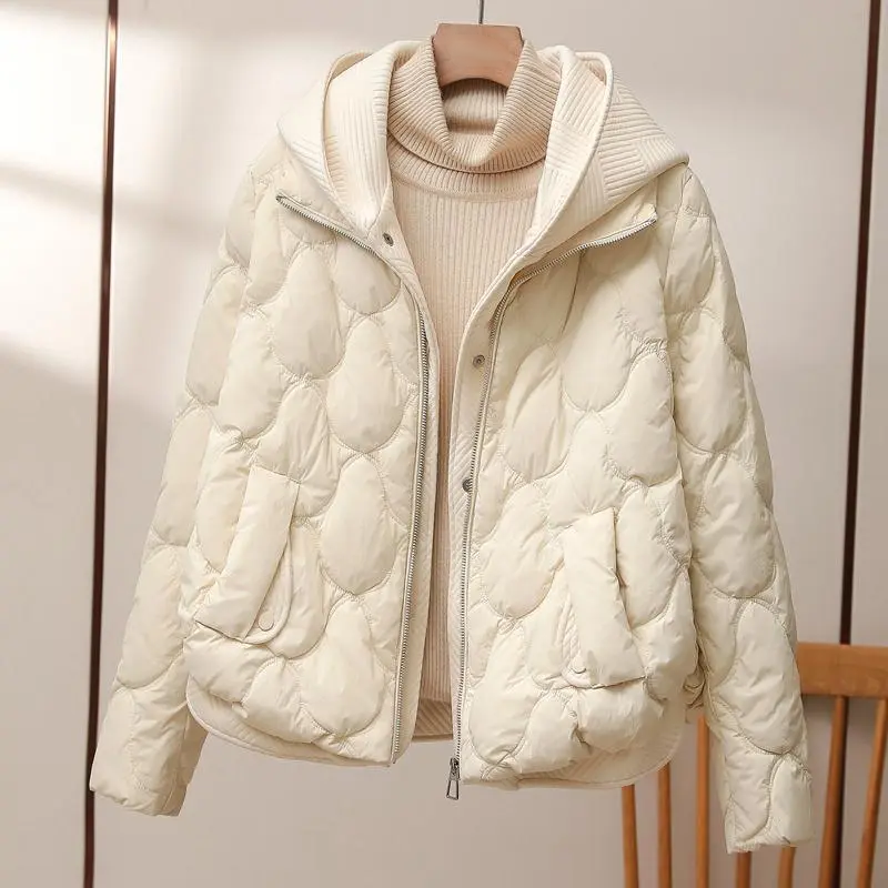 Damen Pufferjacke Warm Herbst Modisch