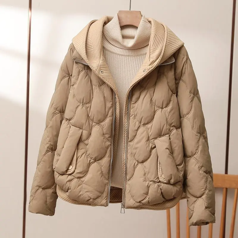 Damen Pufferjacke Warm Herbst Modisch