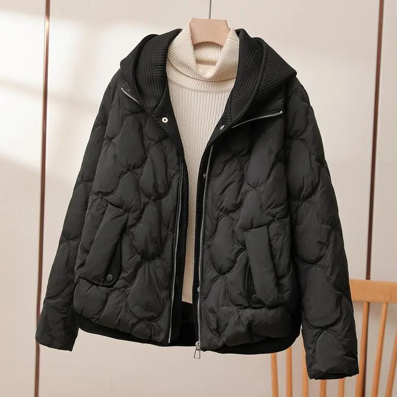Damen Pufferjacke Warm Herbst Modisch