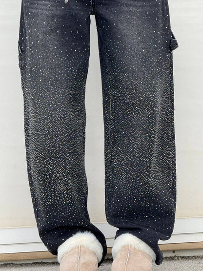 Damen Weite Hosen Frühjahr