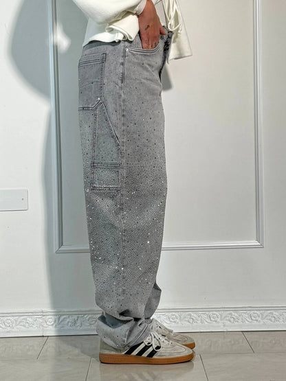 Damen Weite Hosen Frühjahr