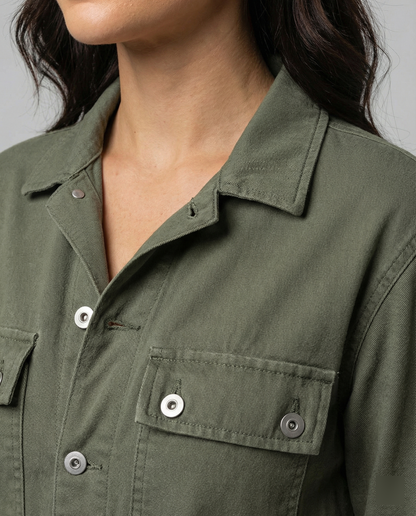 Damen Utility Jumpsuit Lässig