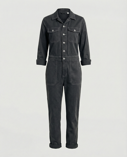 Damen Utility Jumpsuit Lässig
