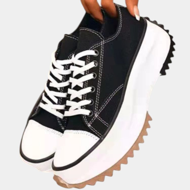 Damen Sneaker Rundspitze Trend