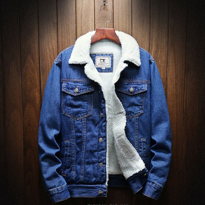 Eveloria Herren Jeansjacke Modern Trend