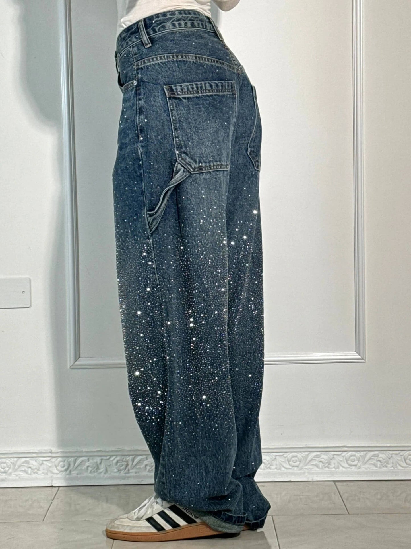 Damen Weite Hosen Frühjahr
