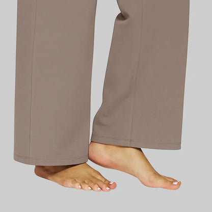 Damen Stretchhose Weit Bequem