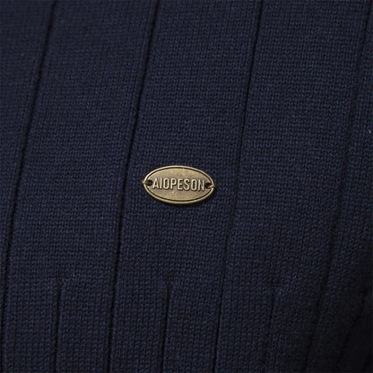 Herren Strickpullover Reißverschluss