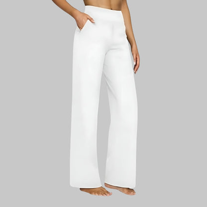 Damen Stretchhose Weit Bequem