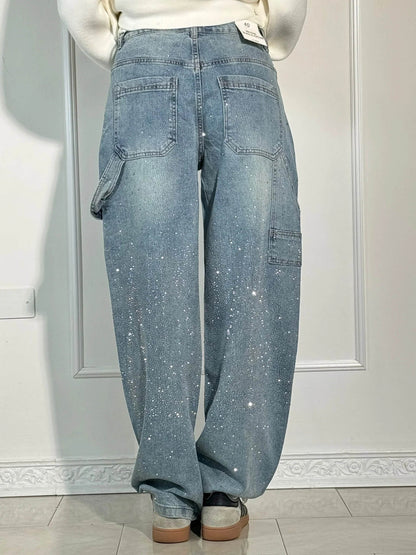 Damen Weite Hosen Frühjahr