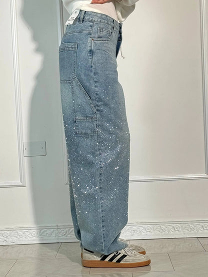 Damen Weite Hosen Frühjahr