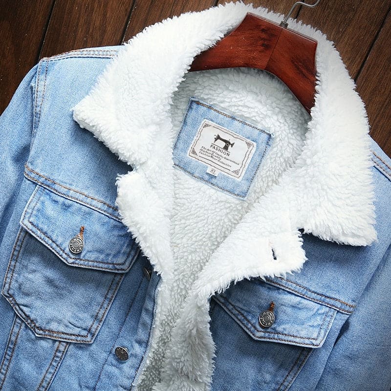 Eveloria Herren Jeansjacke Modern Trend