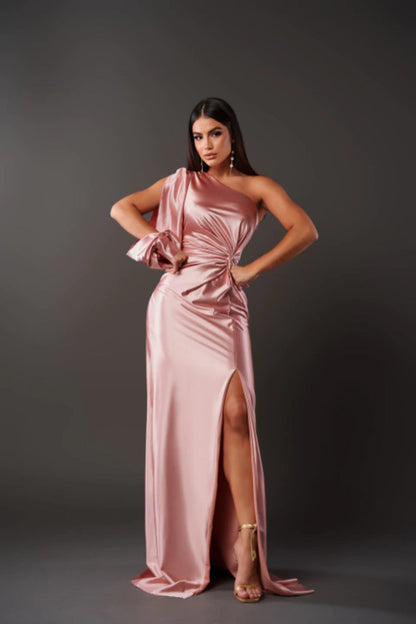 Damen One-Shoulder-Kleid Elegant