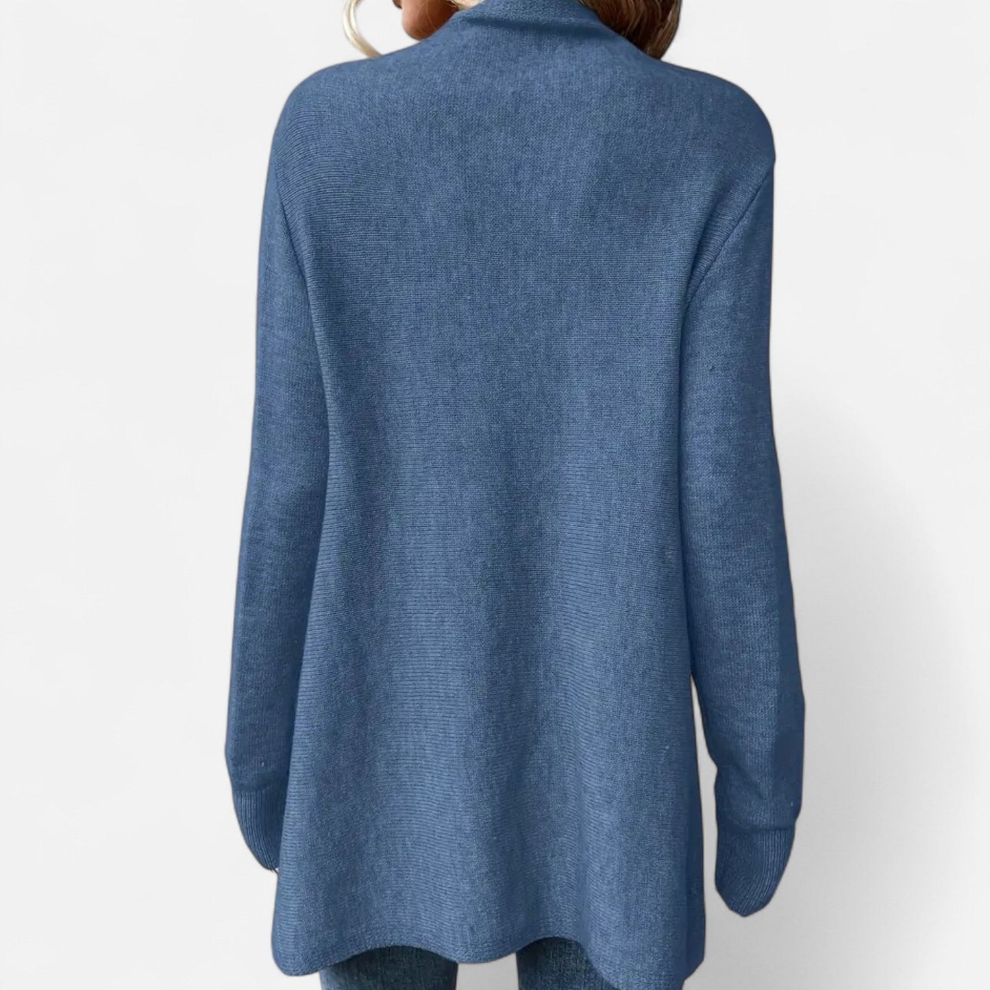 Damen Fransen-Pullover V-Ausschnitt Strickpullover Braun