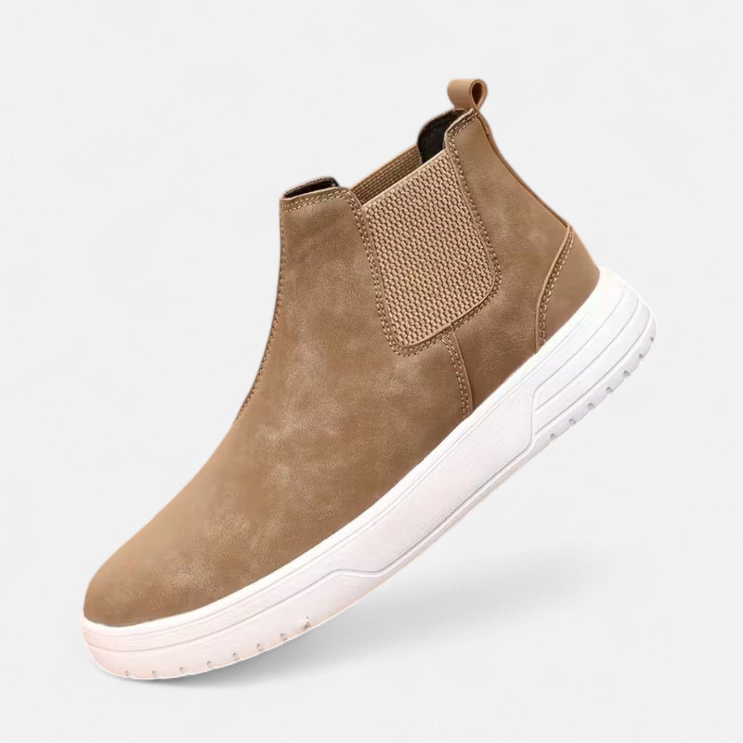 Isaac Herren Chelsea Boots Lederoptik Elastisch