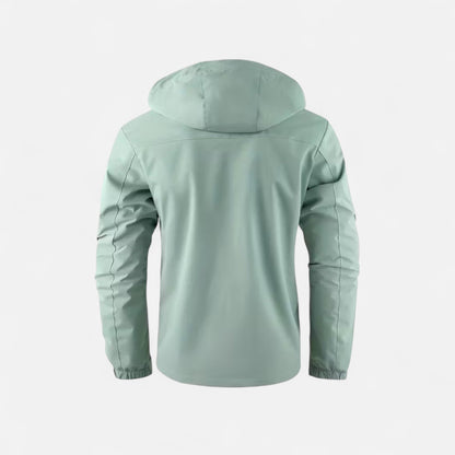 Herren Windbreaker Jacke Leicht Kapuze
