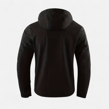 Herren Windbreaker Jacke Leicht Kapuze