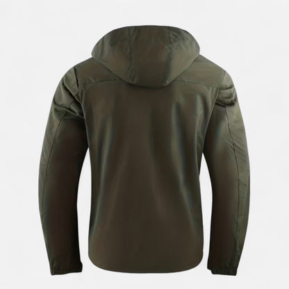 Herren Windbreaker Jacke Leicht Kapuze