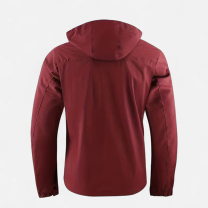 Herren Windbreaker Jacke Leicht Kapuze