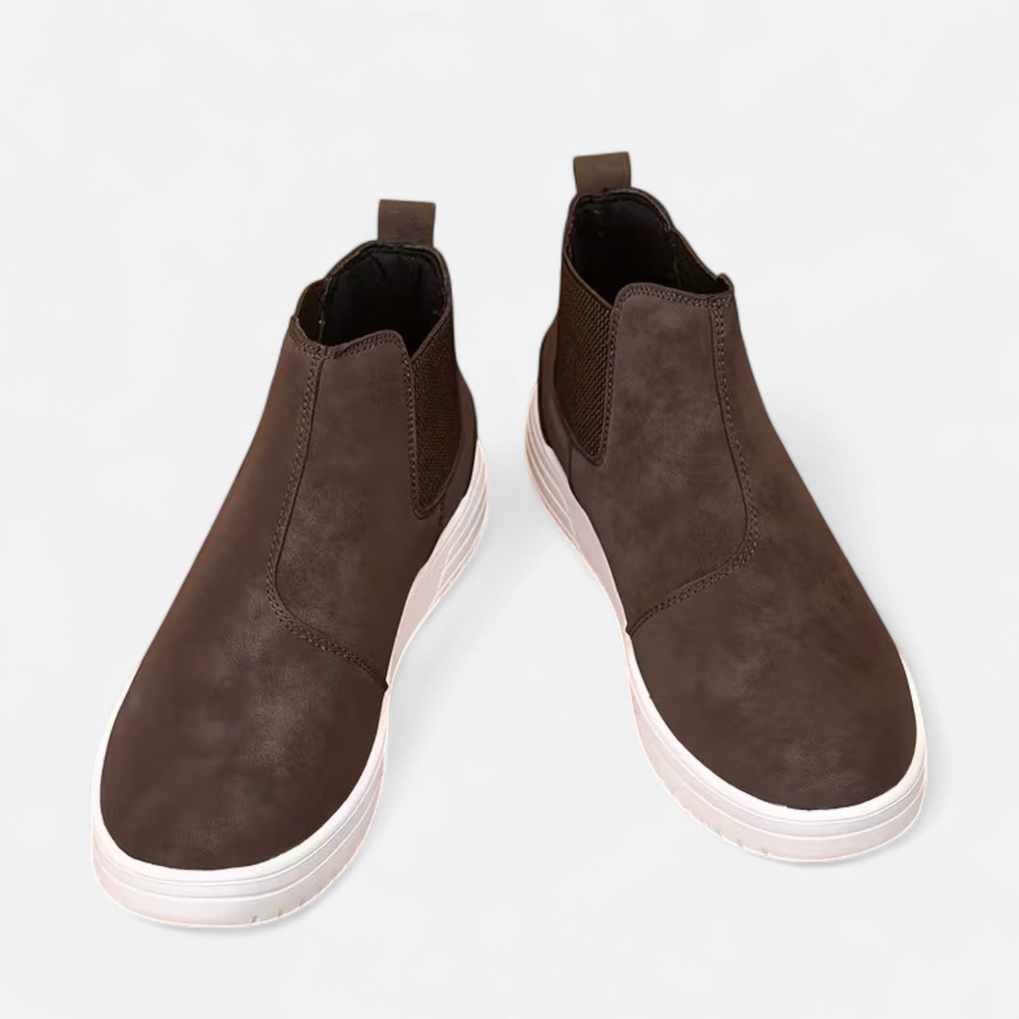 Isaac Herren Chelsea Boots Lederoptik Elastisch