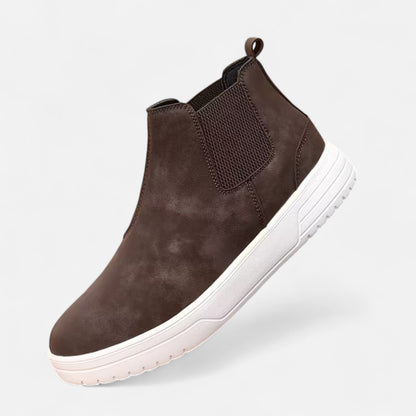 Isaac Herren Chelsea Boots Lederoptik Elastisch