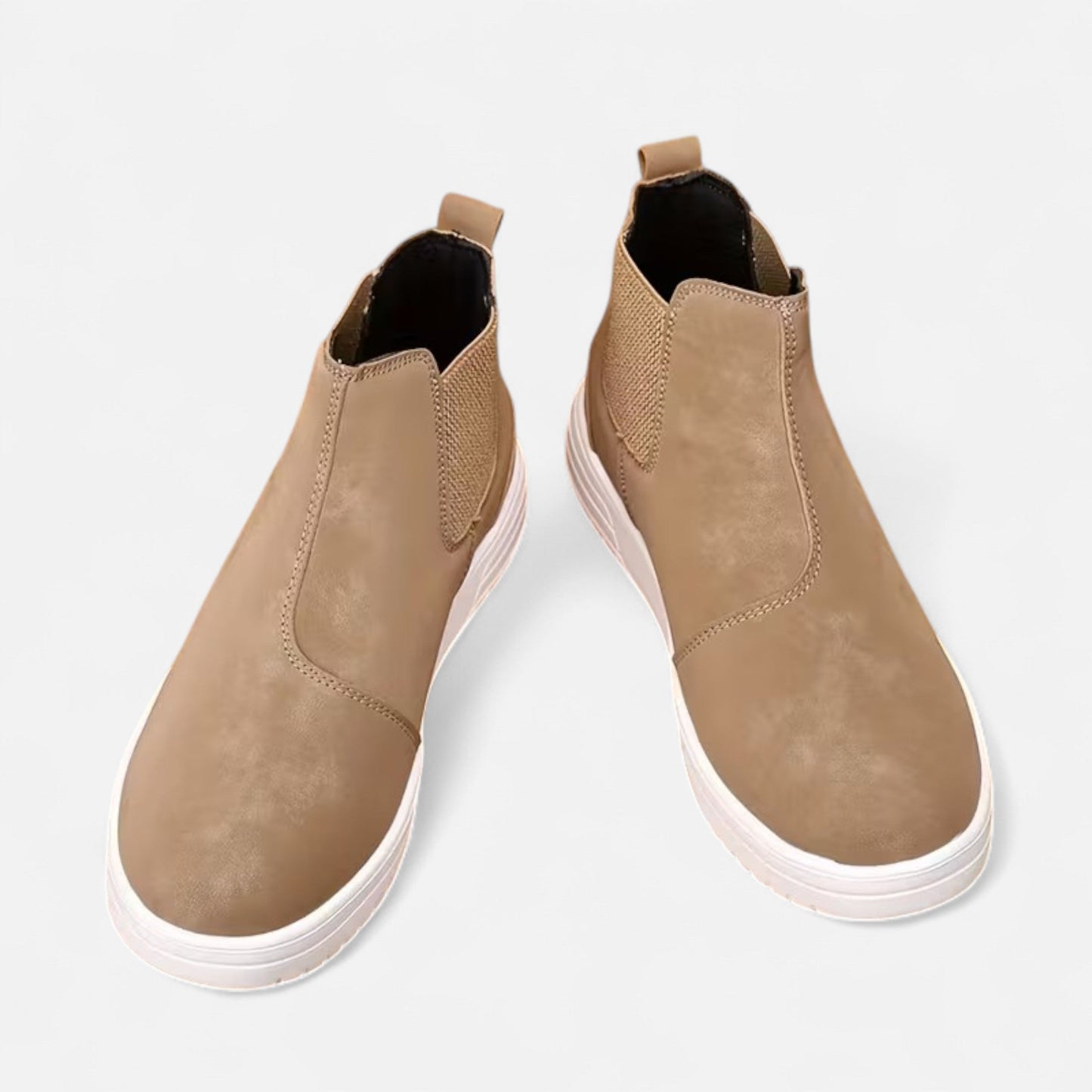 Isaac Herren Chelsea Boots Lederoptik Elastisch