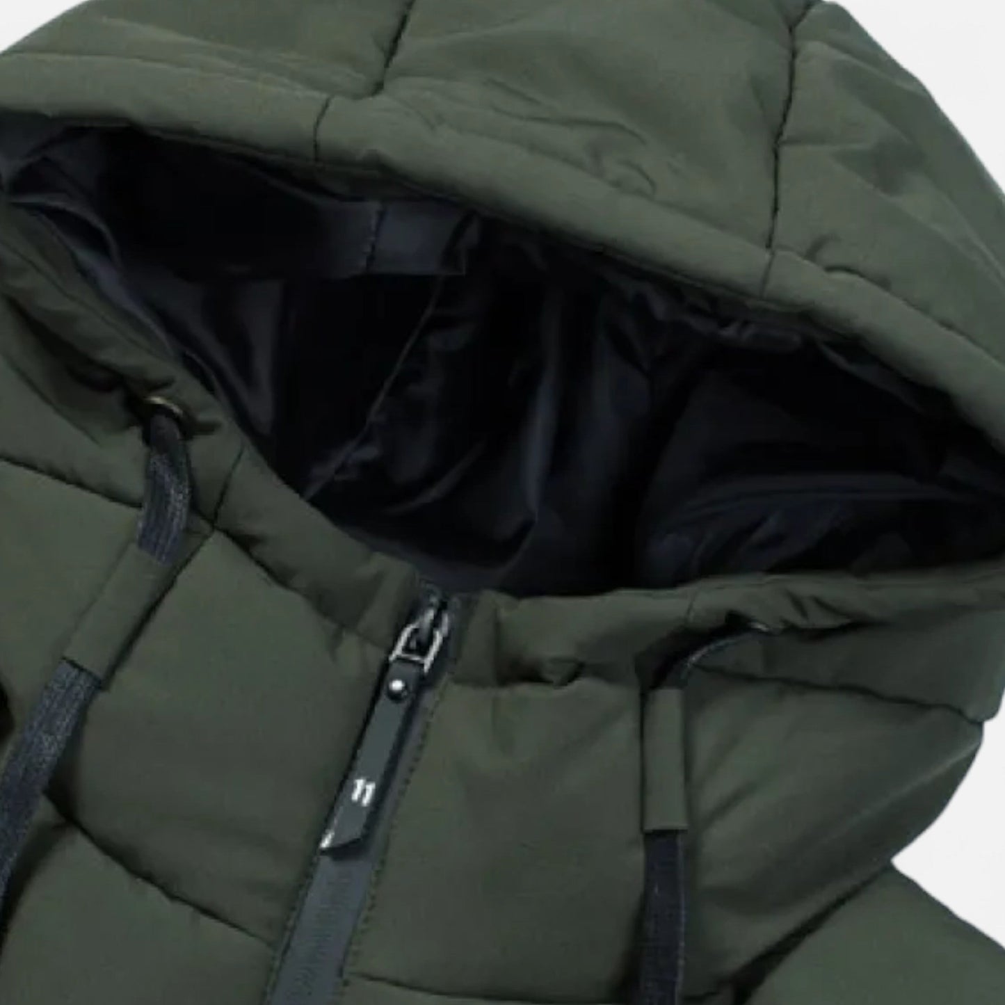 Herren Steppwinterjacke Robust Mit Kapuze