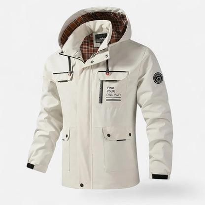 Herren Softshell-Jacke Kapuze Winddicht