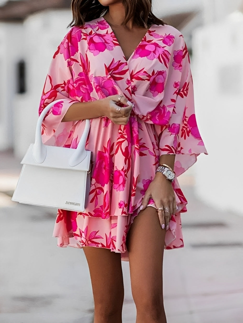 Damen Minikleid Lockeres Sommerkleid - Eveloria
