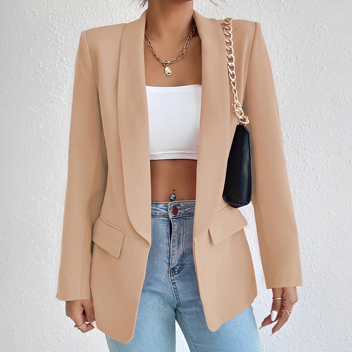 Damen Blazer Tailliert Büro