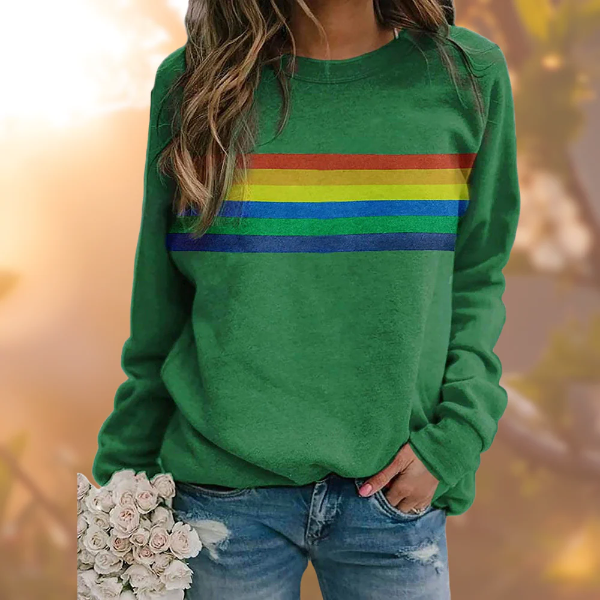 Eveloria Damen Pullover Sweatshirt Weiches Strick Rundhalsausschnitt