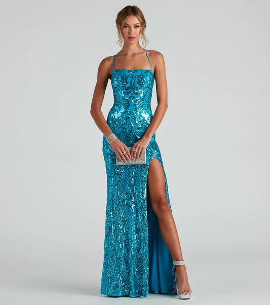 Elegantes Damen Abendkleid Figurbetont Schwarz - Eveloria