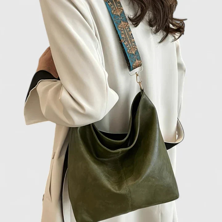 Damen Schultertasche Einzigartiger Stil Leder