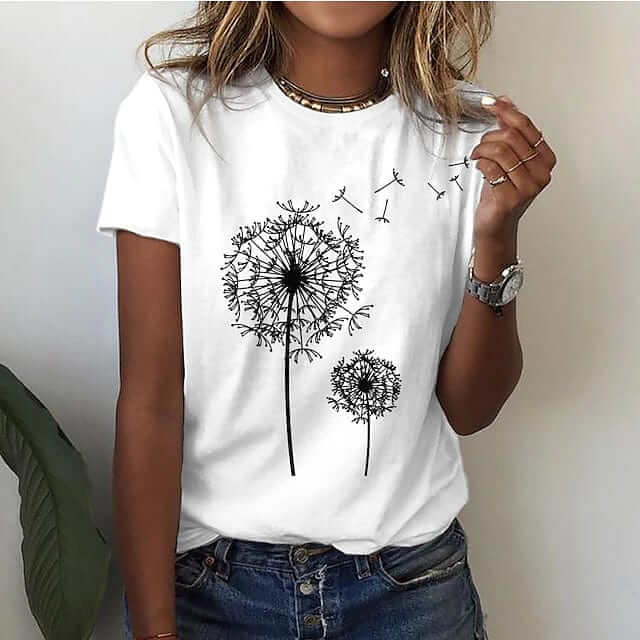 Eveloria Damen Löwenzahn Bluse Elegant